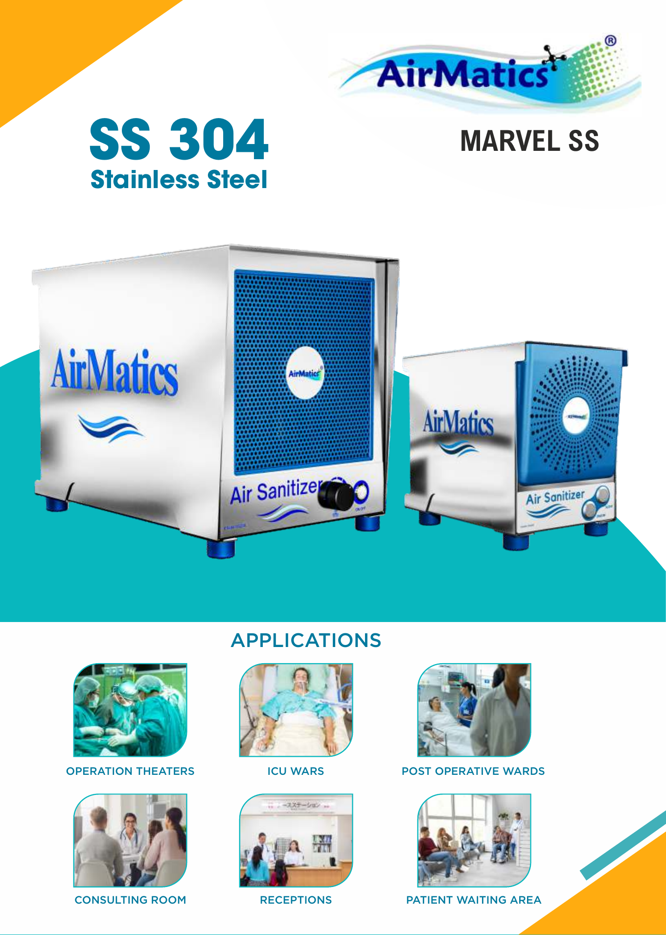 AirMatics Marvel SS stainless steel air sanitizer